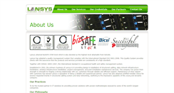 Desktop Screenshot of lansys.com.sg