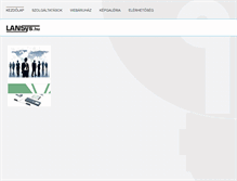 Tablet Screenshot of lansys.hu
